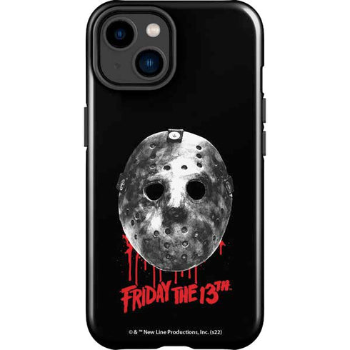 Warner Bros Friday the 13th Jason Voorhees Dripping Mask iPhone 15 Impact Case